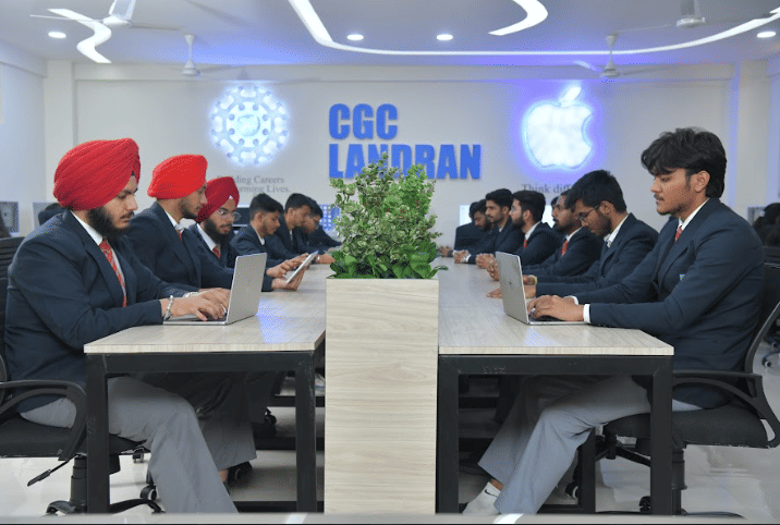 CGC Landran Students working in laboratories photo 1